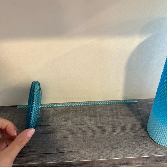 NWT Blue Ombré Bling Studded Starbucks Cup - Picture 5 of 7